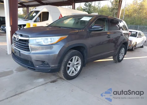 2016 Toyota Highlander Le V6 from USA, damaged, VIN 5TDBKRFH4GS314357
